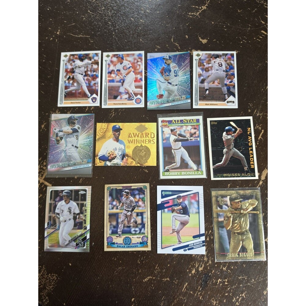 Baseball Cards Lot 200 NM ALL STARS w/ Griffey Jr 1996 A Cut Above Complete Set - Picture 12 of 16